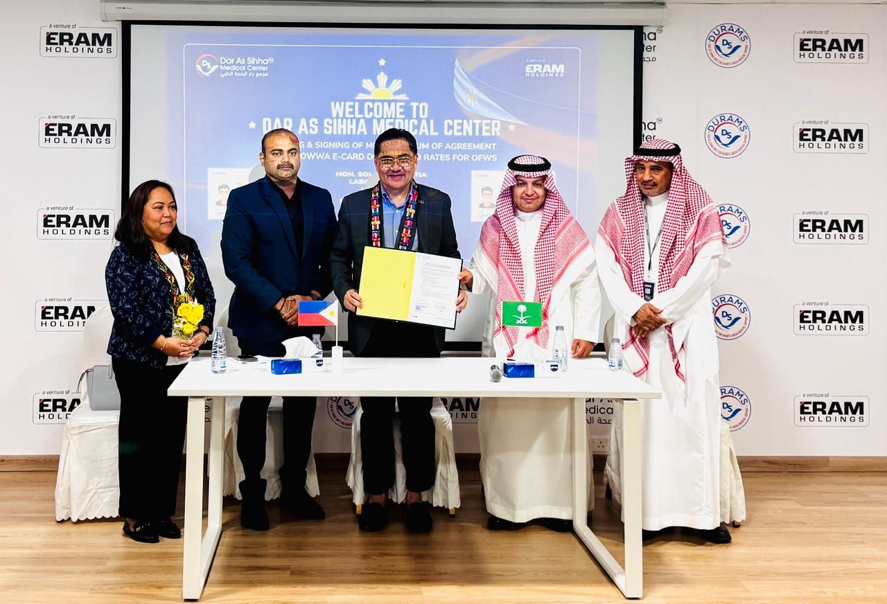 Philippines labor attache inaugurates discount offer for Filipino nationalities for treatments not covered by insurance and also for the visit visa holders