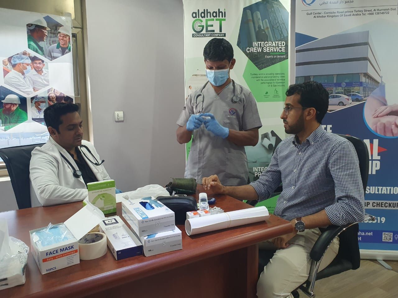 Free medical Camp Corporate Client /Aldhahi Get Corporate office